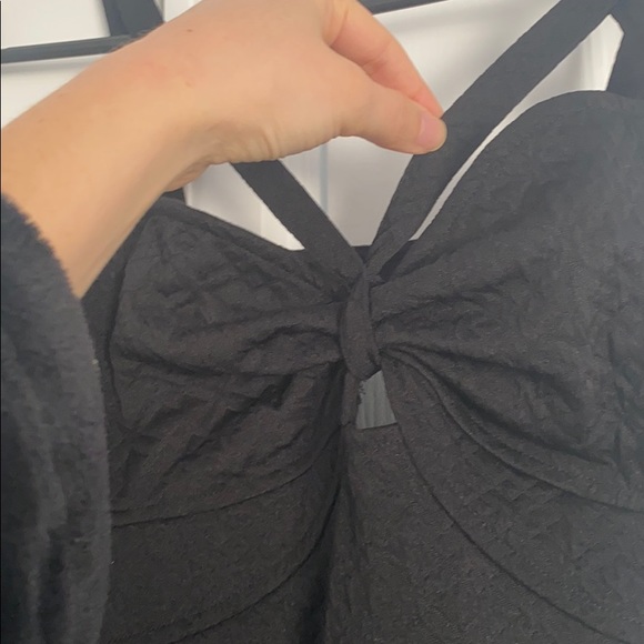 FREE PEOPLE CUT OUT PEPLUM TOP - Picture 3 of 8